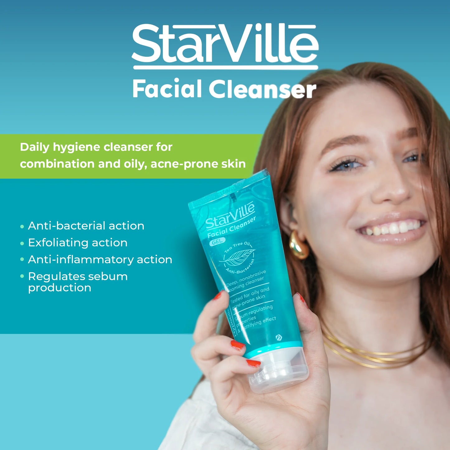 Starville Acne Prone Skin Facial Cleanser 400 ml
