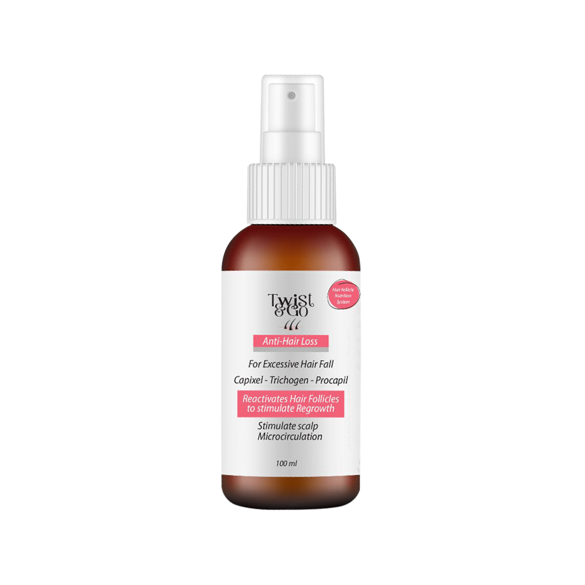 Twist & Go Makeover Therapy For Excessive Hair Fall Anti-Hair Loss Lotion 100ML