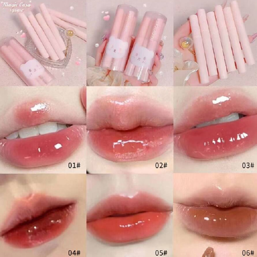 Bear Print Lip Gloss Kit