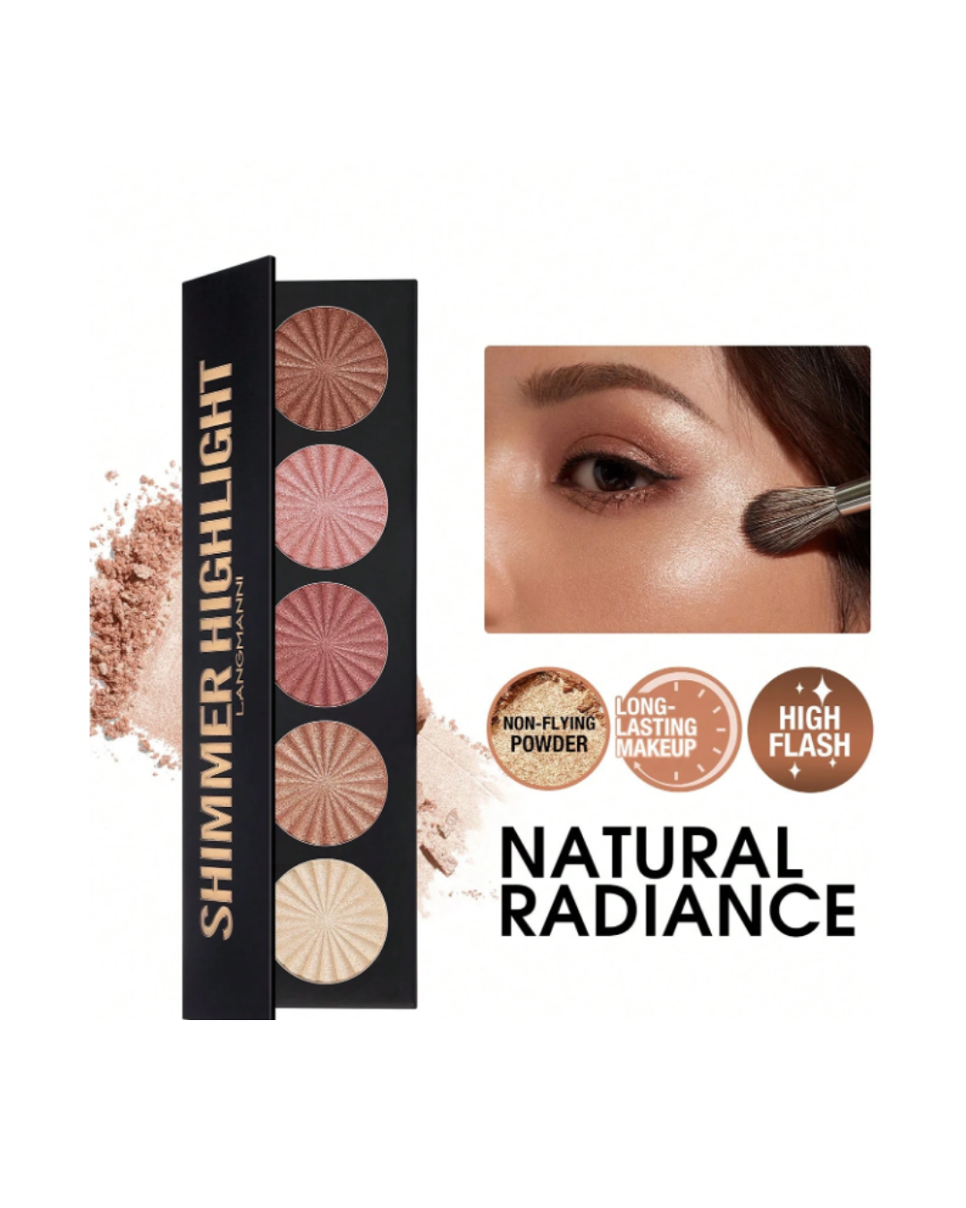 Palette highlighter &blusher