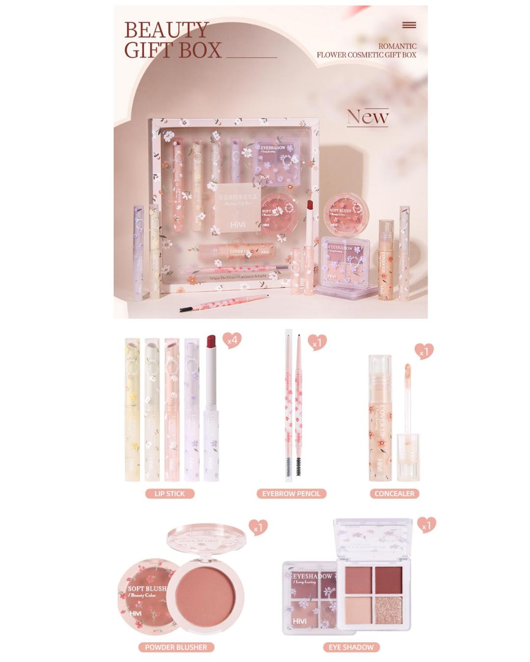Makeup set 12 piece
