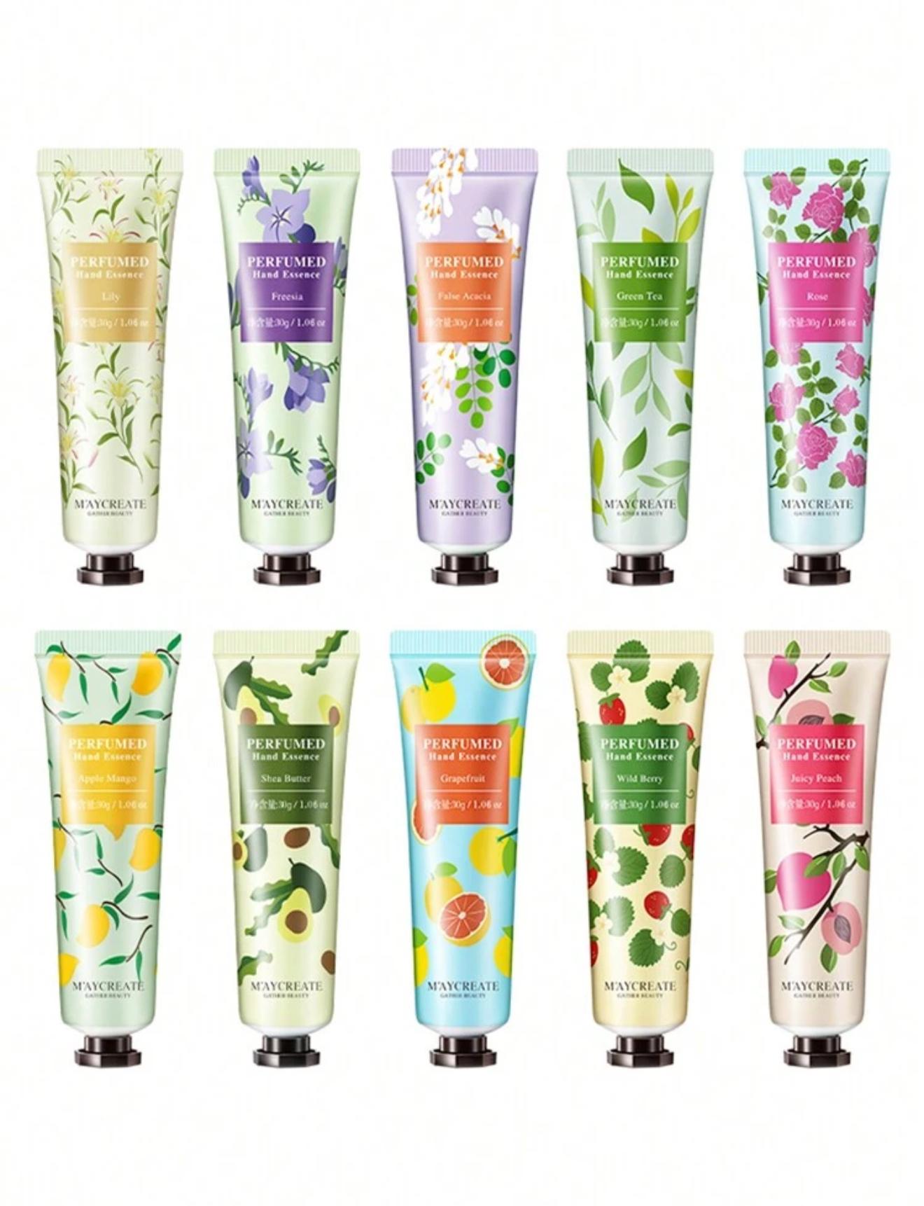 Fruit & Plant Fragrance Hand Cream Moisturizing & Hydrating Anti-Chapping Smooth Hands