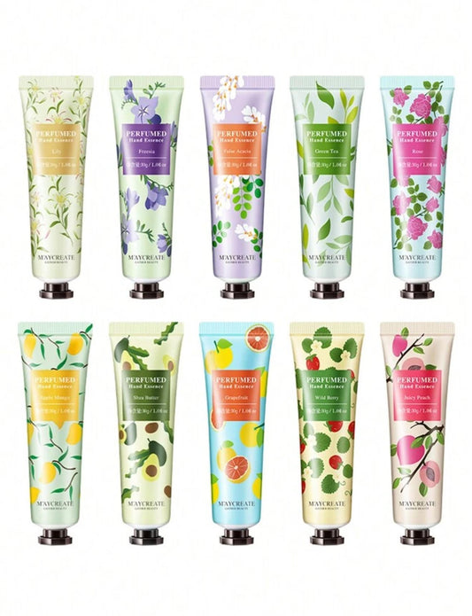 Fruit & Plant Fragrance Hand Cream Moisturizing & Hydrating Anti-Chapping Smooth Hands