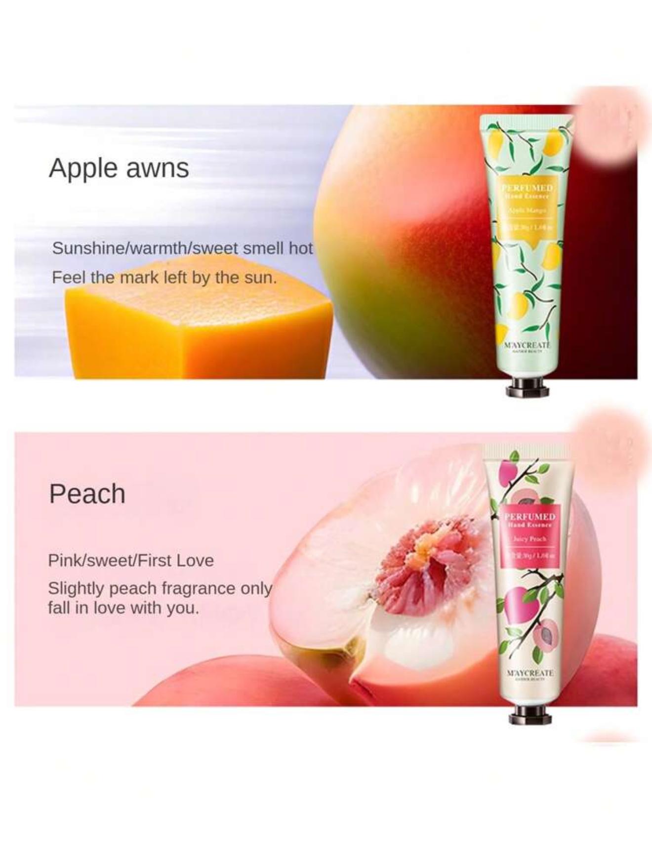 Fruit & Plant Fragrance Hand Cream Moisturizing & Hydrating Anti-Chapping Smooth Hands