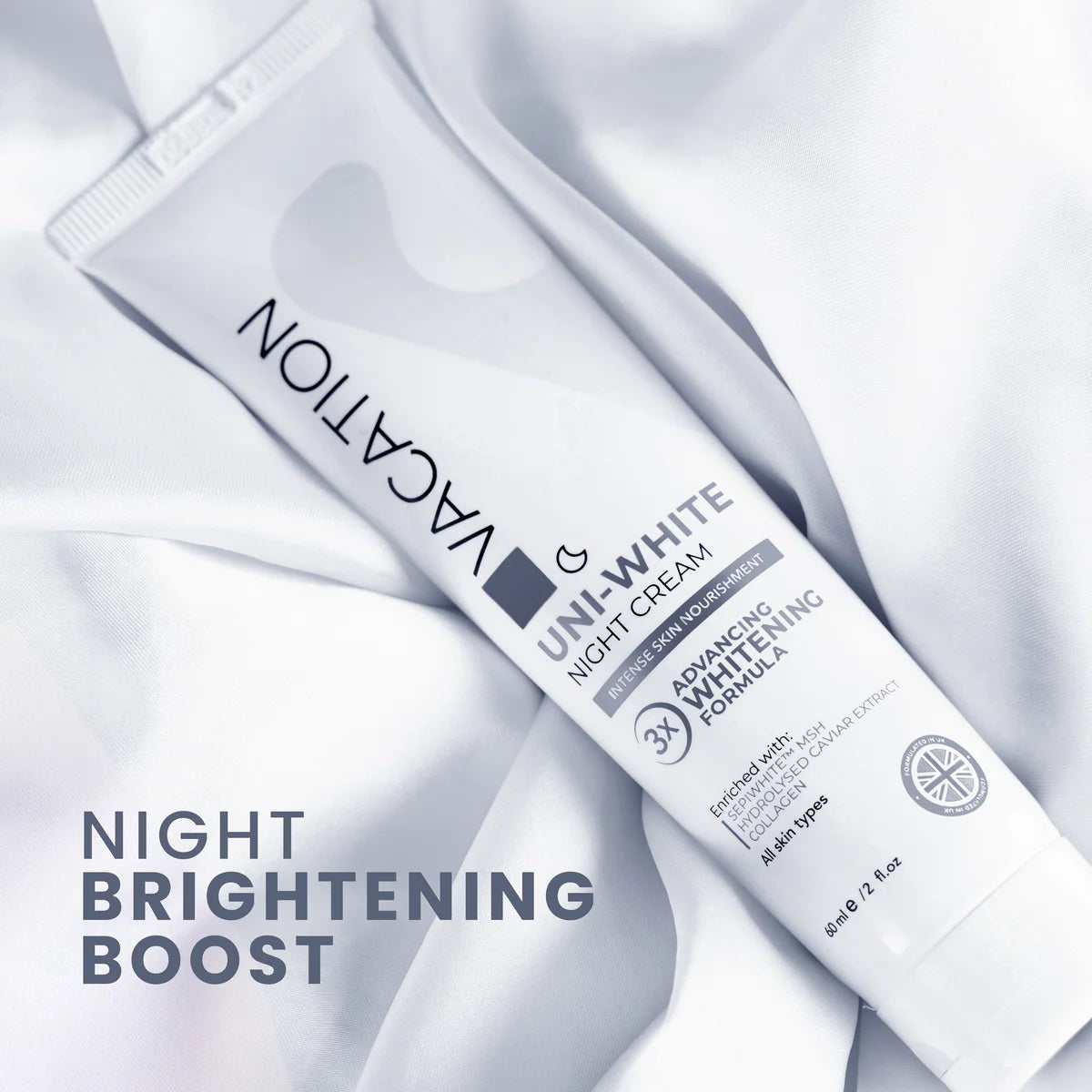 VACATION UNI-WHITE NIGHT CREAM 60ML
