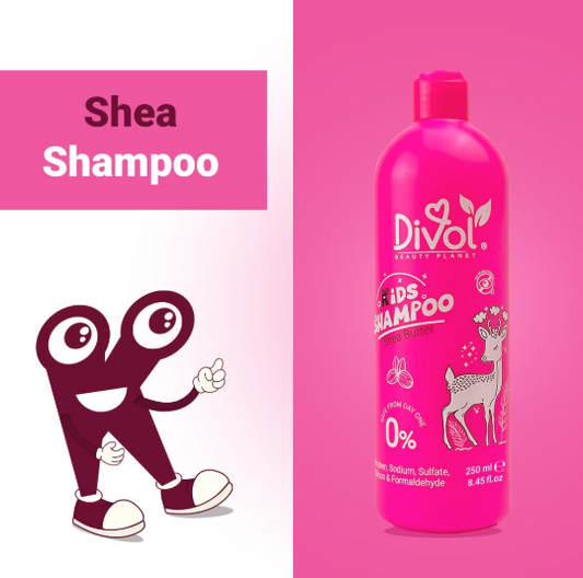 Divol Shampoo with shea butter 450 Ml