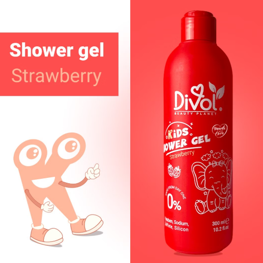 Divol Shower gel Strawberry 300ML