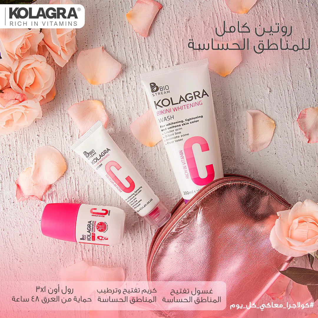 Kolagra sensitive care bundle (Bikini Routine& Roll on)