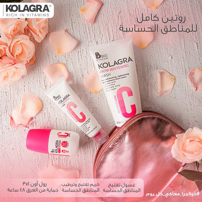 Kolagra sensitive care bundle (Bikini Routine& Roll on)