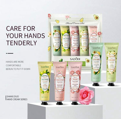 Autumn And Winter Hand Creams, Chamomile, Avocado, Cherry Blossom, Olive, Rose Hand Creams, Moisturizing(1 piece)
